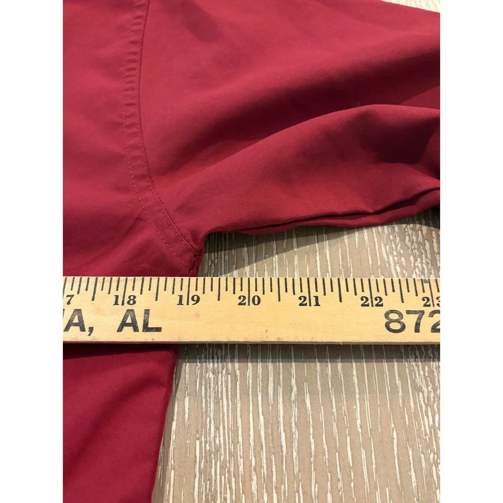 Nike Alabama Crimson Tide Women's Medium Red Pullover Windbreaker Jacket EUC